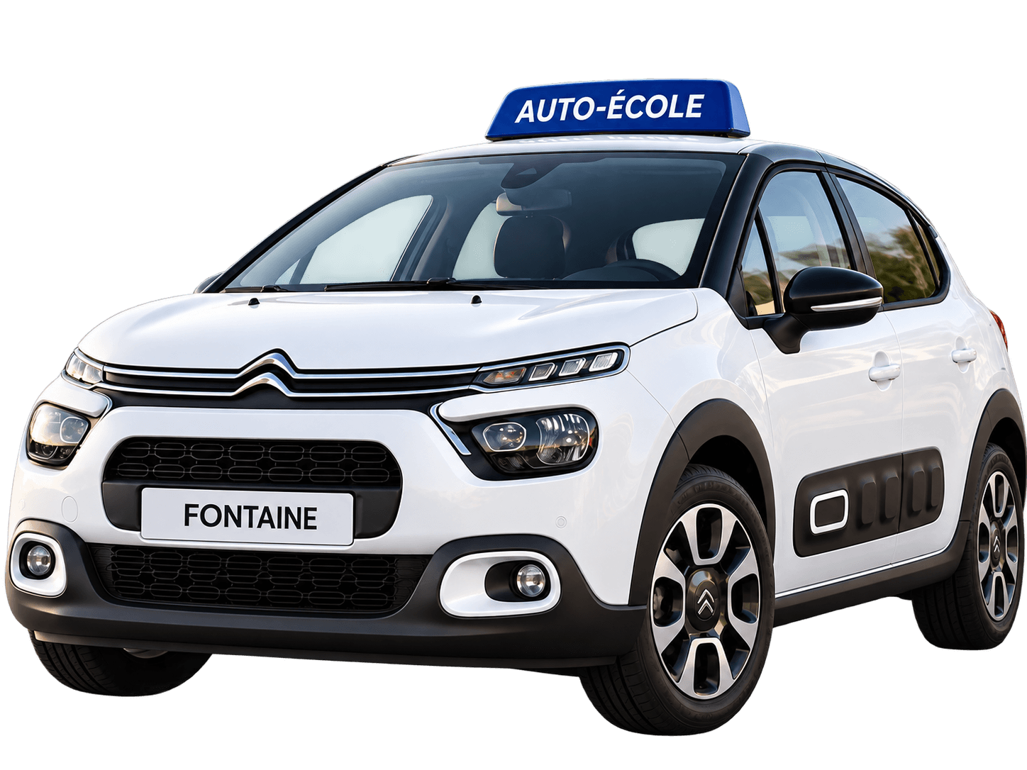 Citroën C3 de l'Auto École des Fontaines